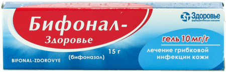 БИФОНАЛ-ГЕЛЬ гель 1% 15 г (бифоназол)