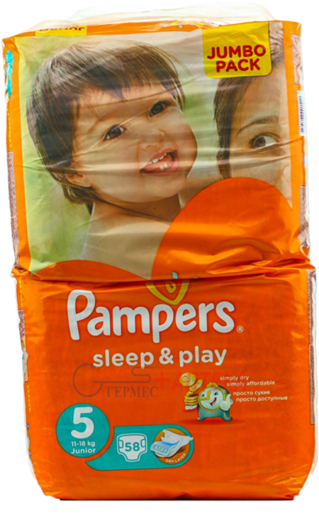 PAMPERS SLEEP&PLAY Junior 11-18 kg №58