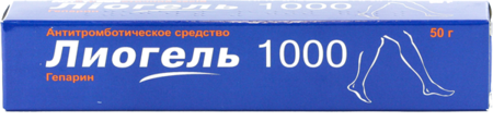 ЛИОГЕЛЬ 1000  50 г (гепарин)