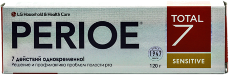 Зубная паста PERIOE Тотал 7. Сенситив (Для чувствительных зубов) 120 г