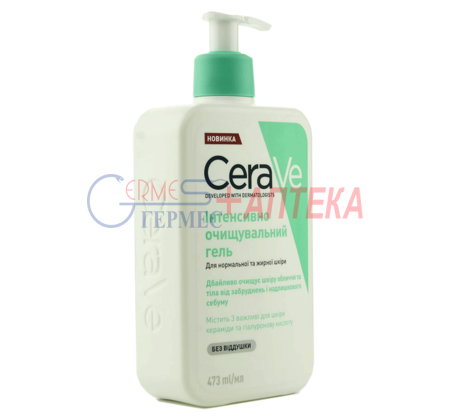 Cera Ve Інтенсивно очищувальний гель для нормальної і жирної шкіри обличчя та тіла, 473 мл