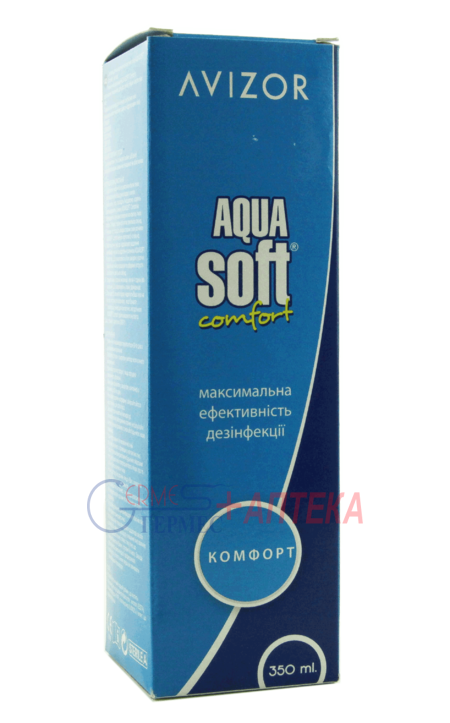 Avizor Aqua Soft Comfort р-р д/ухода за контакт. линзами 350мл + 2-ной контейн