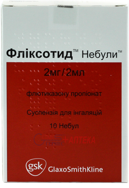 ФЛИКСОТИД Небулы сусп.2мг/2мл 2мл N10