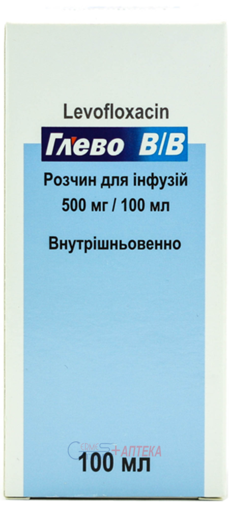 ГЛЕВО  В/В р-р д/инф.500мг/100мл 100мл фл.