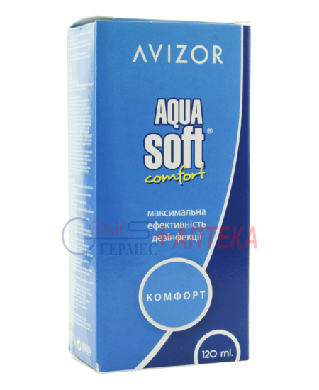 Avizor Aqua Soft Comfort р-р д/ухода за контакт. линзами 120мл + 2-ной контейн.