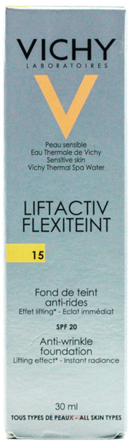 VICHY ЛифтАктив Флексіліфт Тон - Тональний засіб проти зморшок відтінок № 15 опал. 30 мл.