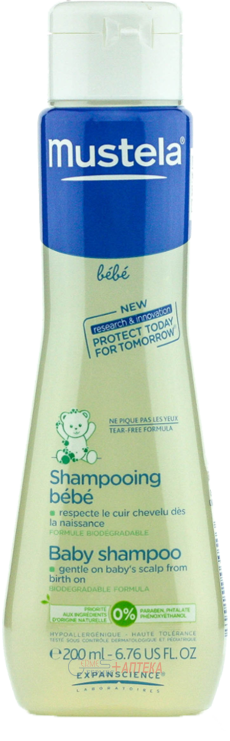 MUSTELA Baby Shampoo 200 ml - Шампунь смягчающий для волос 200мл