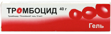 ТРОМБОЦИД гель15 мг/г туба 40г (пентозана полисульфат)
