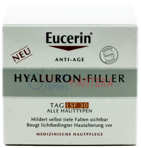 EUCERIN 89769 Гиалурон-Филлер Дневной крем от мощин для всех типов кожи с SPF 30, 50мл