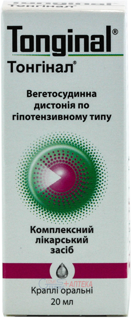 ТОНГИНАЛ р-р д/внутр прим. 20 мл фл