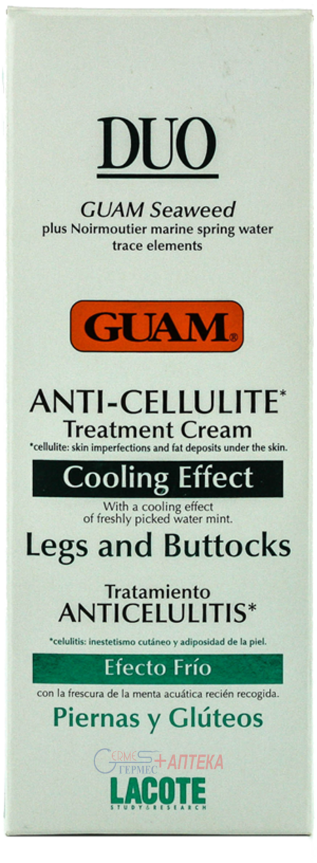 GUAM  DUO Антицелюлитный крем с охлождающим эффектом 200мл.