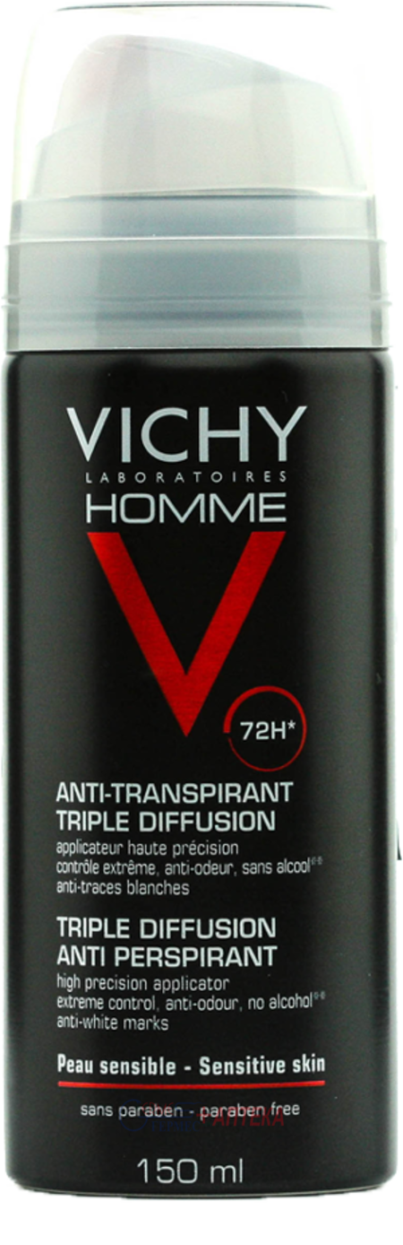 VICHY Віши Ом, інтенсивний дезодорант-антиперспірант для чоловіків 72 години захисту, аерозоль 150 мл