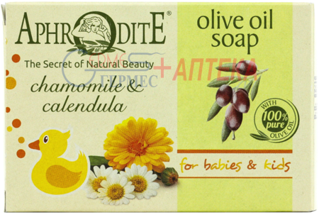 APHRODITE Z-80N Мило з оливково  олi  з ромашкою і календулою, 100 г