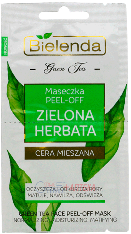 BIELENDA Маска PEEL-OFF зелёный чай 5 г.  25984