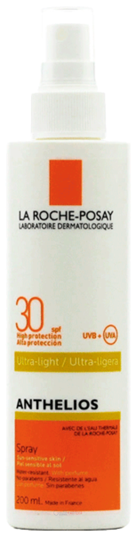 LA ROCHE Антеліос - Cонцезахисний спрей для чутливої до сонця шкіри SPF30 - 200 мл.