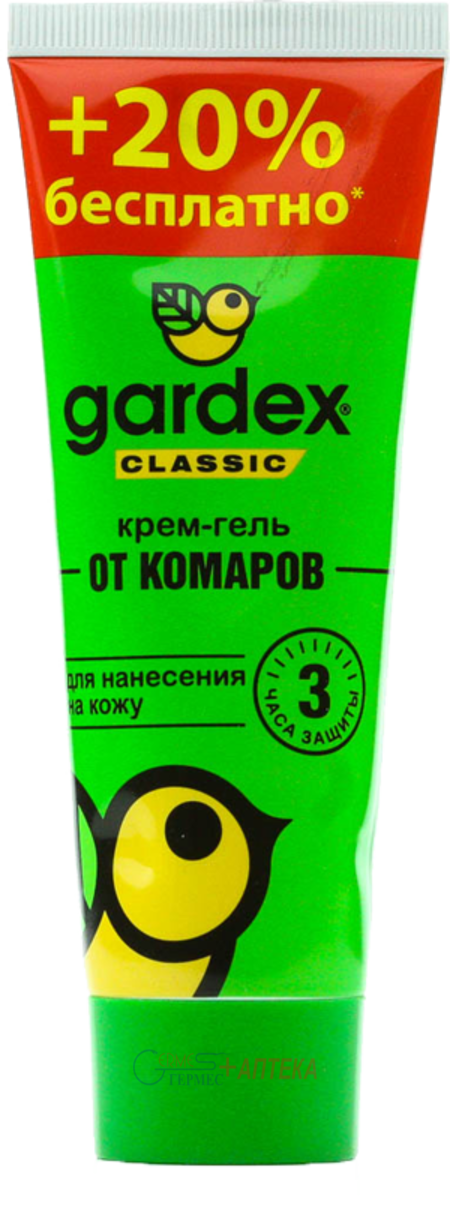 GARDEX Classic Крем-гель от комаров д/взр. 60 мл (защ.до3ч)