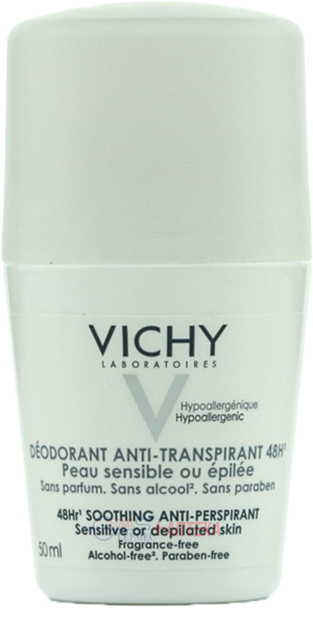 VICHY Дезодорант-шарик антиперспирант для очень чувств.кожи 48 г