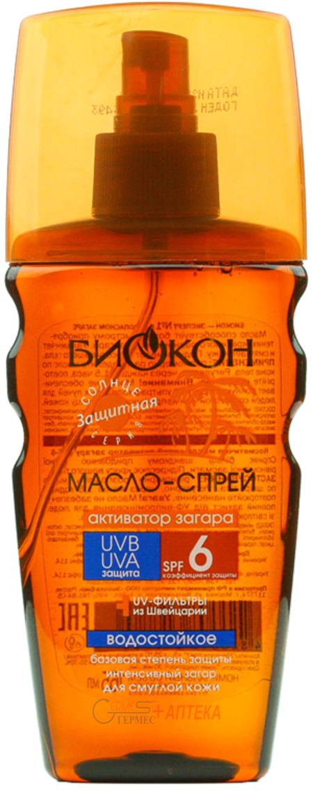 БИОКОН Масло-спрей активатор загара  SPF 6, 165 мл ----