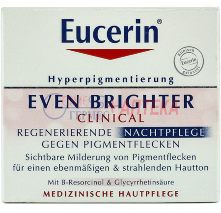 EUCERIN 69646 Ивен Брайтер Ночной депигмент. крем д/лица 50мл