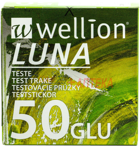 Wellion Luna  тест-полоски для изм. глюкозы в крови № 50