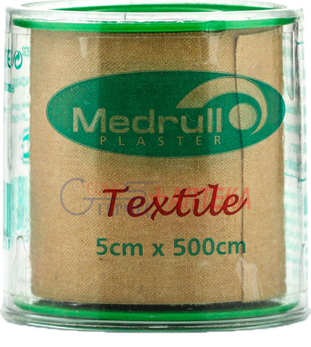 ЛЕЙКОПЛАСТЫРЬ Medrull “Textile”, 5 см х 500 см.