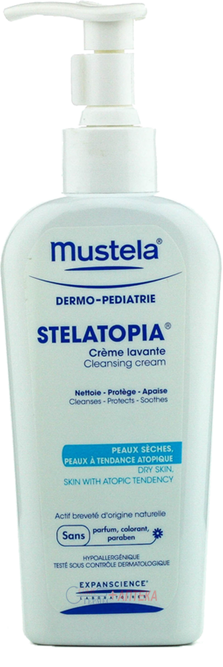 MUSTELA Stelatopia Cleansing Cream 200ml -  Стелатопия Крем для мытья тела, 200 мл (с рождения) -----