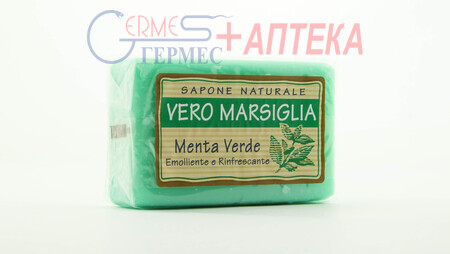 Nesti Dante Vero Marsiglia Menta verde Мыло Зеленая мята 150г.